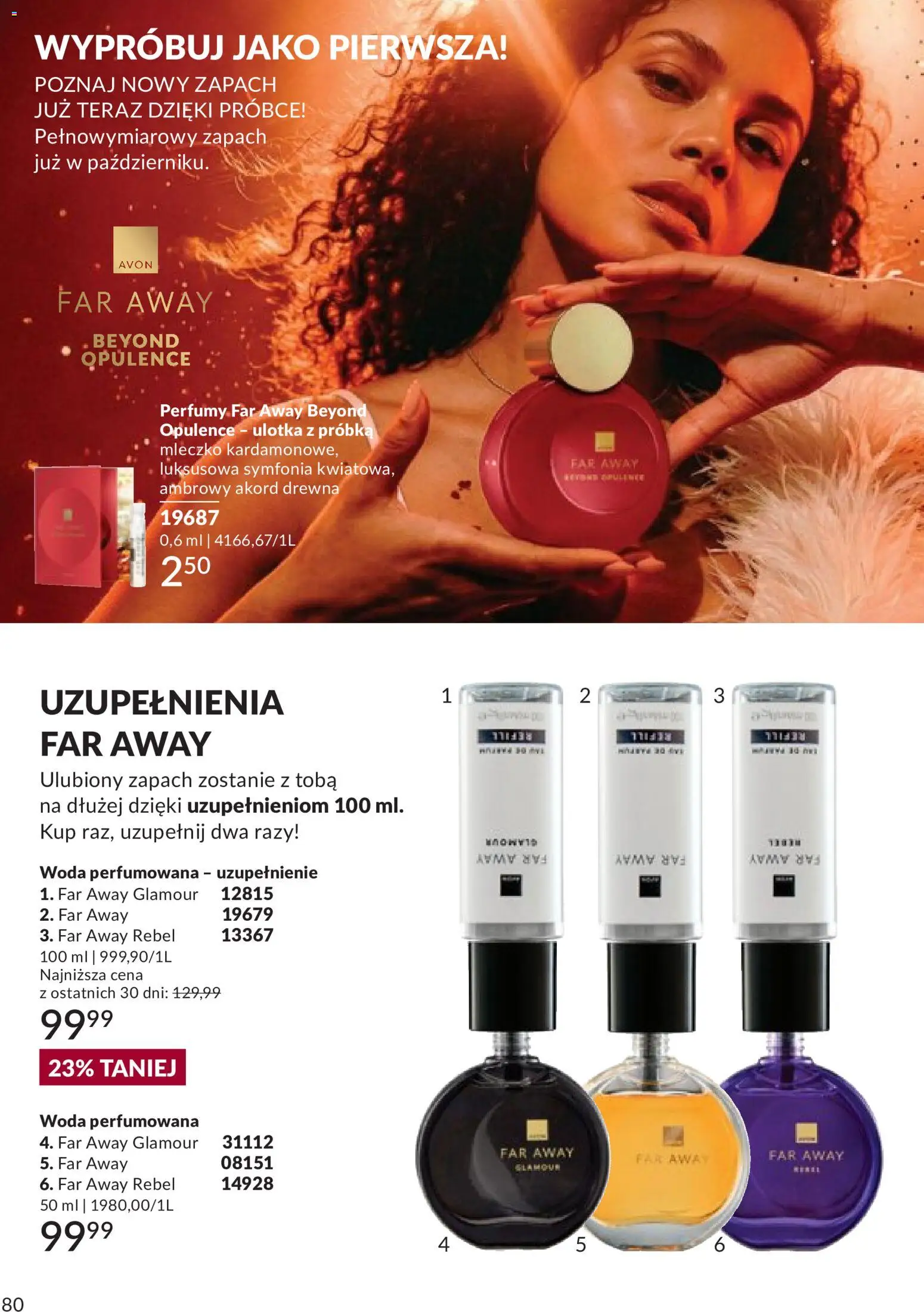 Avon Katalog 9 2026 od 01.09.2026 | Strona: 80 | Produkty: Perfumy, Zapach, Woda