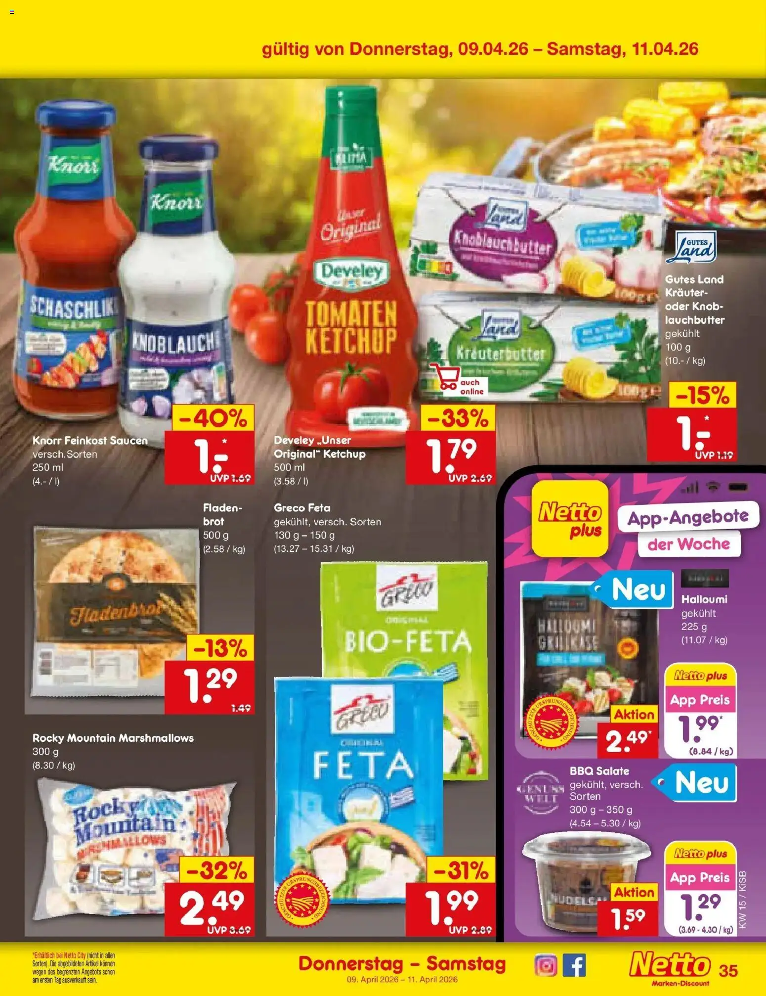 Netto Marken-Discount Prospekt Bad Friedrichshall	 – gültig ab 07.04.2026 | Seite: 51 | Produkte: Tomaten, Knorr, Brot, Ketchup