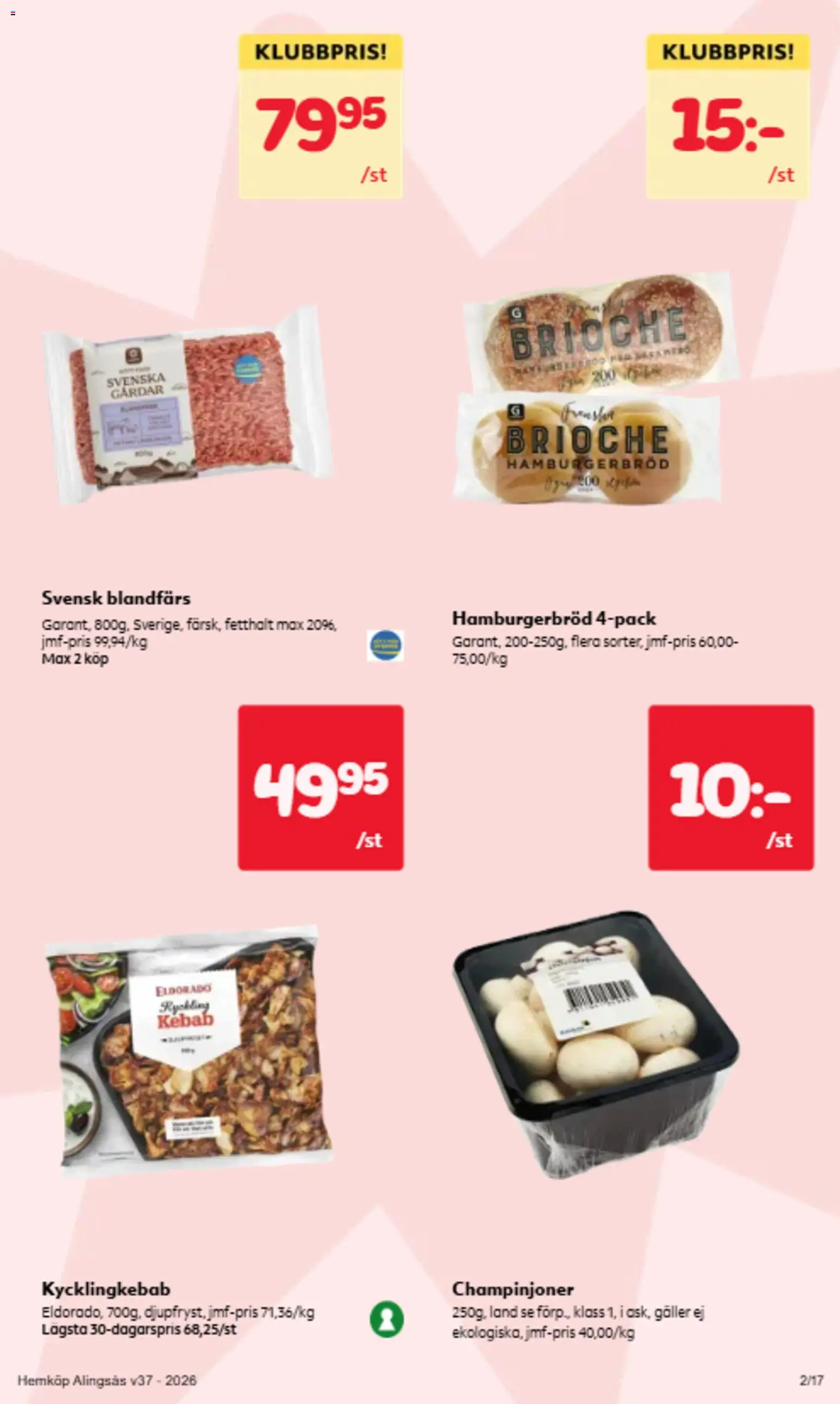 Hemköp reklamblad aktuell från 07/09/2026 | Sida: 2
