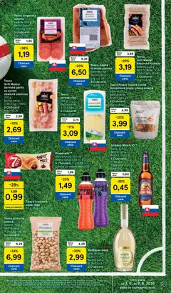 Tesco leták platný od 03.06.2026 | Strana: 23 | Produkty: Slanina, Klobása, Smädný Mních, Pistácie