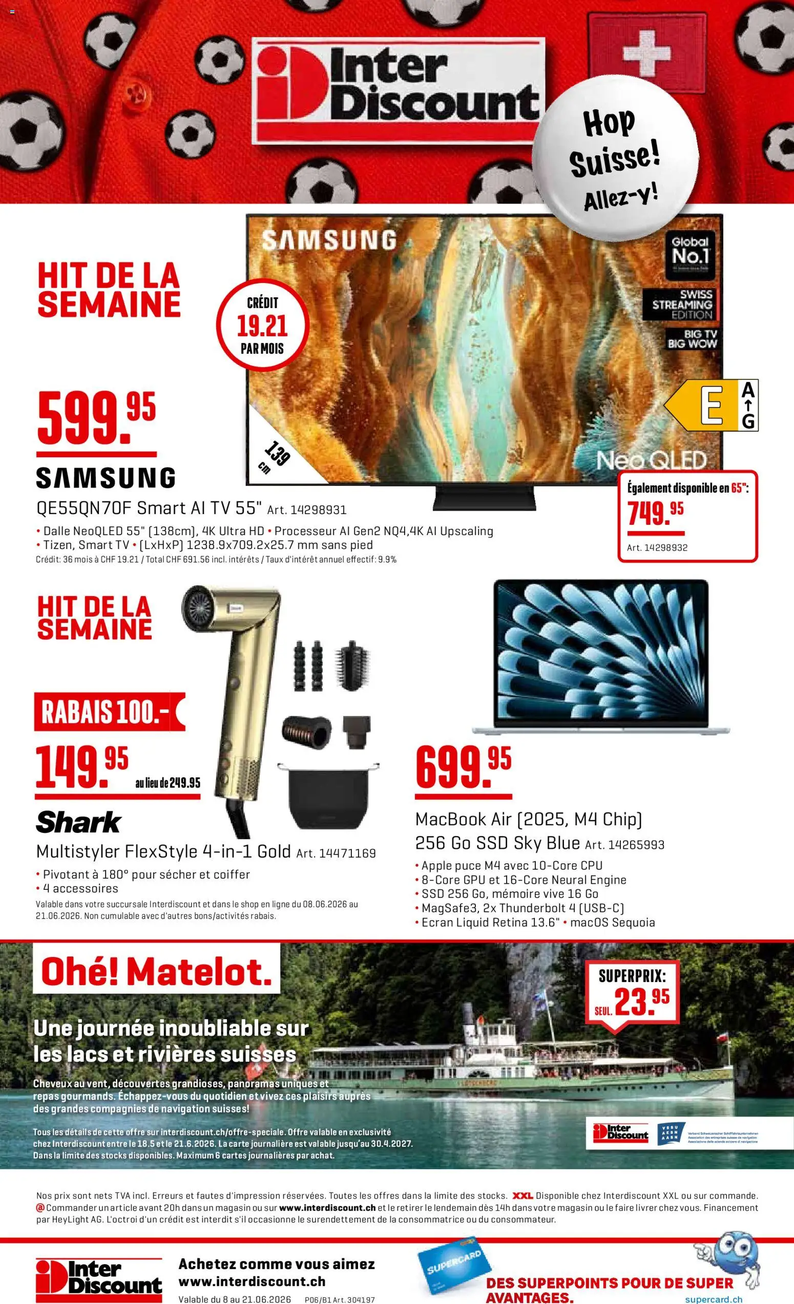 Interdiscount aktionen FR – gültig ab 08.06.2026 | Seite: 20 | Produkte: Navigation, Apple, Samsung, Macbook