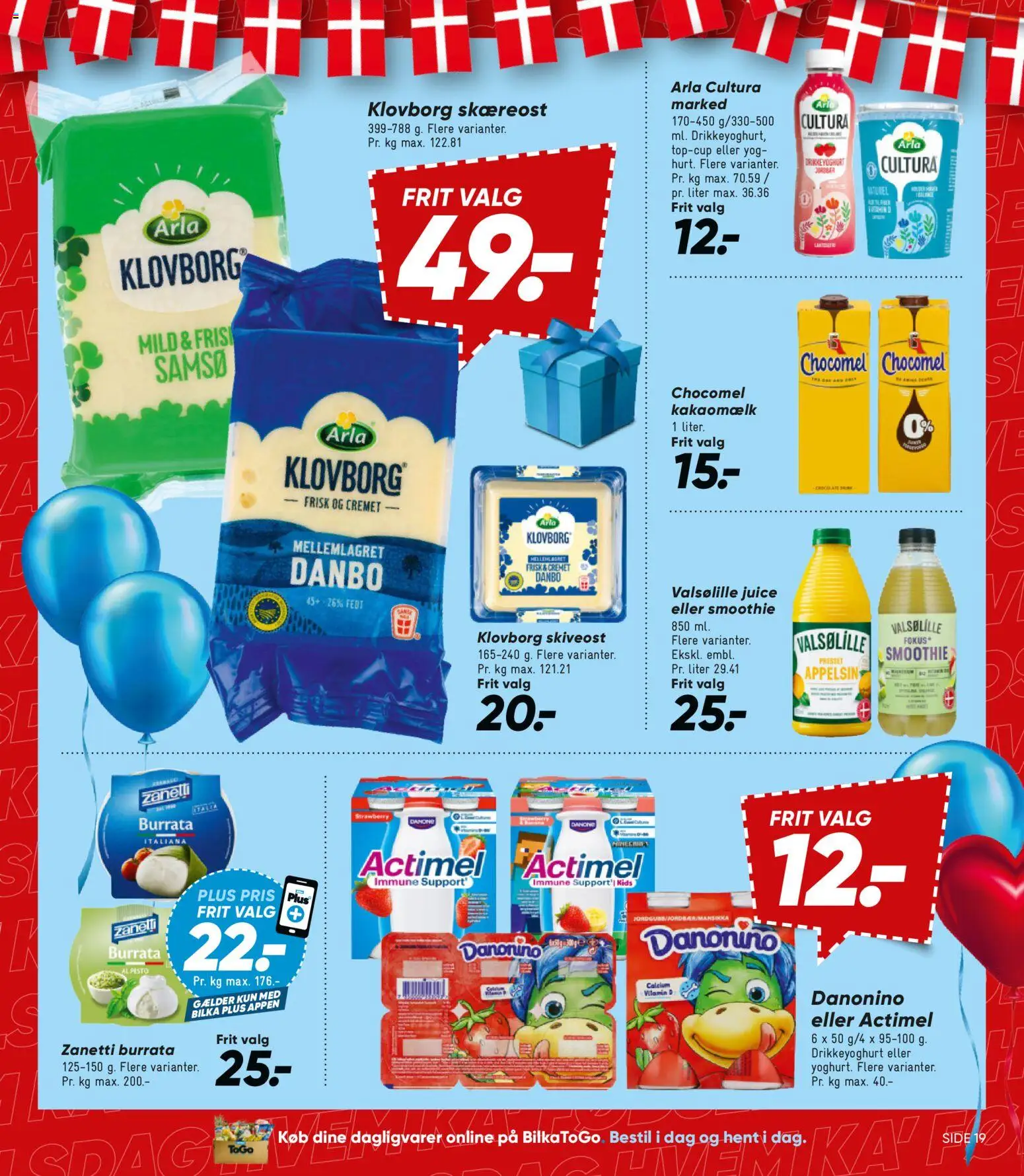 Bilka tilbudsavis – gyldig fra 24/07/2026 | Side: 23 | Produkter: Juice, Kakaomælk, Pesto, Drikkeyoghurt