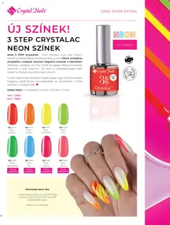 Crystal Nails 2026 Nyár Extra - amely érvényes a következő dátumtól: 08.06.2026 | Oldal: 16 | Termékek: Lime, Virag, Narancs