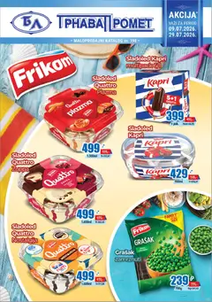 Trnava Promet katalog - pregled Trnava Promet kataloga - važi od 09.07.2026 | Strana: 1 | Proizvode: Sladoled, Grašak, Plazma