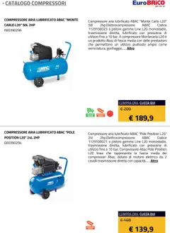 Anteprima del volantino Eurobrico Compressori catalogo valido a partire dal 23.07.2025 | Pagina: 8 | Prodotti: Compressore