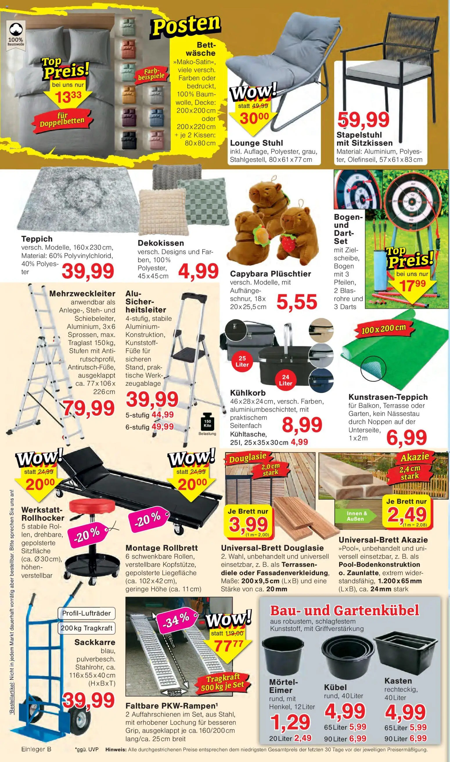Wiglo Wunderland Prospekt – gültig ab 06.07.2026 | Seite: 10 | Produkte: Bett, Kissen, Decke, Stuhl
