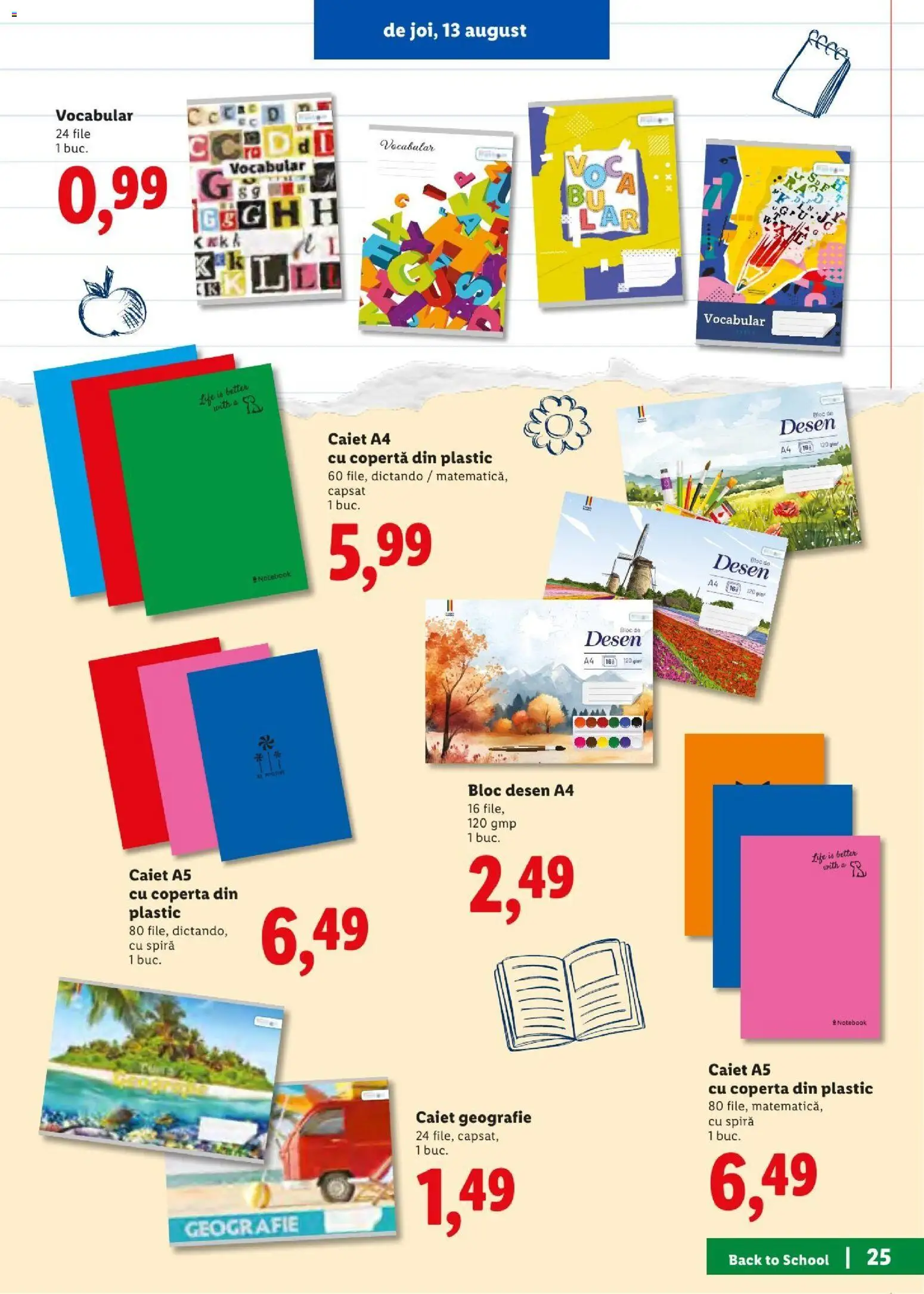 Noul catalog Lidl – valabil de la 10.08.2026 | Pagină: 25 | Produse: Notebook