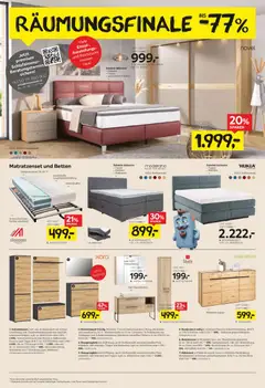 XXXLutz Räumungfinale bis 77% ab 28.07.2026 gültig | Seite: 4 | Produkte: Uhr, Matratze, Lattenrost, Waschbecken
