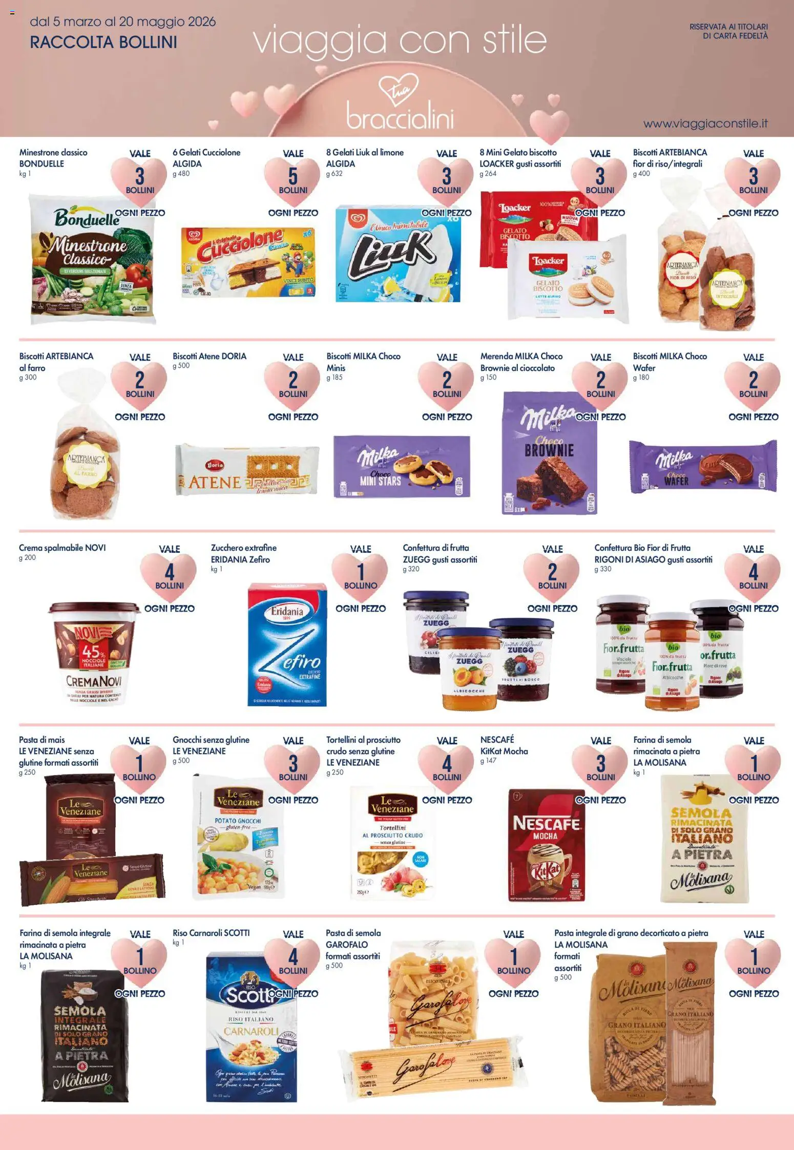 Volantino A&O del 29.04.2026 | Pagina: 4 | Prodotti: Cioccolato, Frutta, Farina, Albicocche