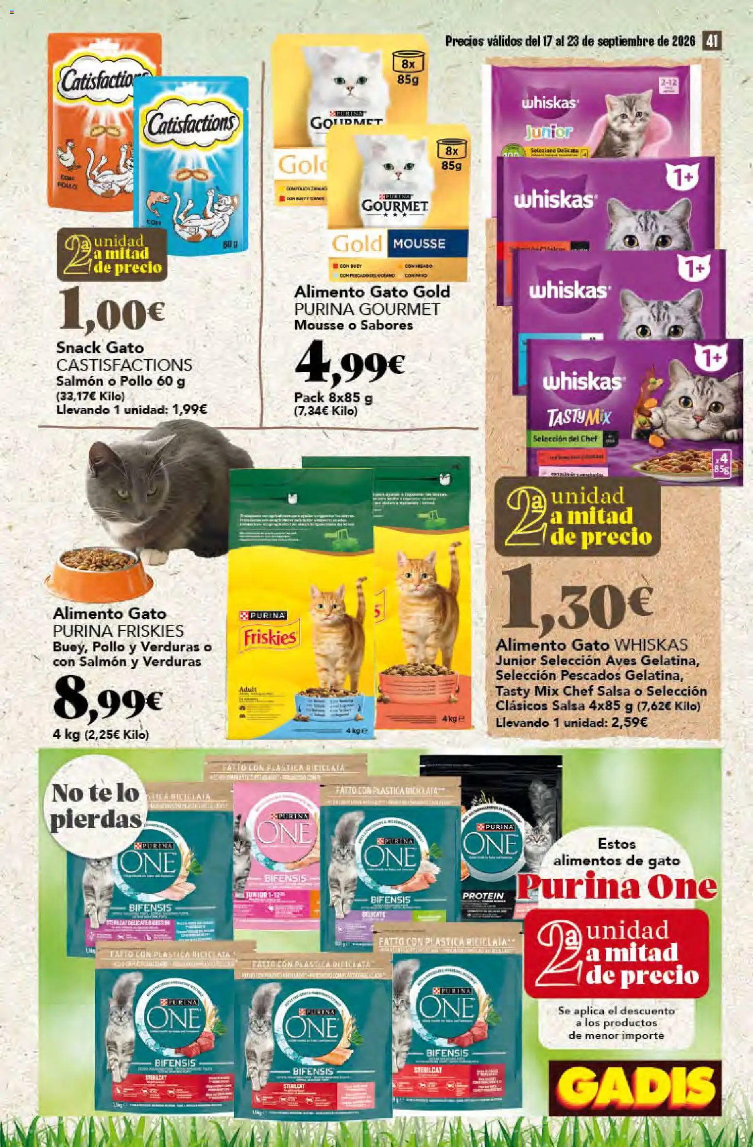 Gadis folleto │ válido desde el 17/09/2026 | Página: 41 | Productos: Mousse, Aves, Alimentos, Pollo
