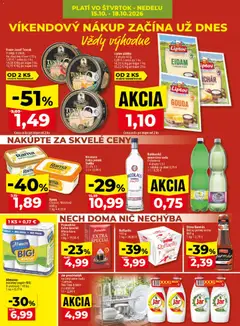 Klas leták platný od 12.10.2026 | Strana: 23 | Produkty: Toaletný papier, Voda, Minerálna voda, Steak
