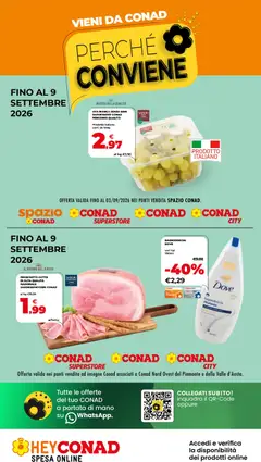 Anteprima del volantino Conad volantino Perché Conviene Piemonte valido a partire dal 27/08/2026
