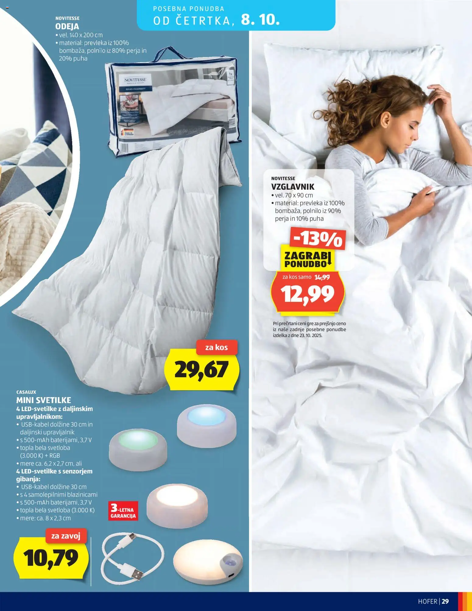 Novi Hofer katalog ponudbe – veljaven od 30.09.2026 | Stran: 29