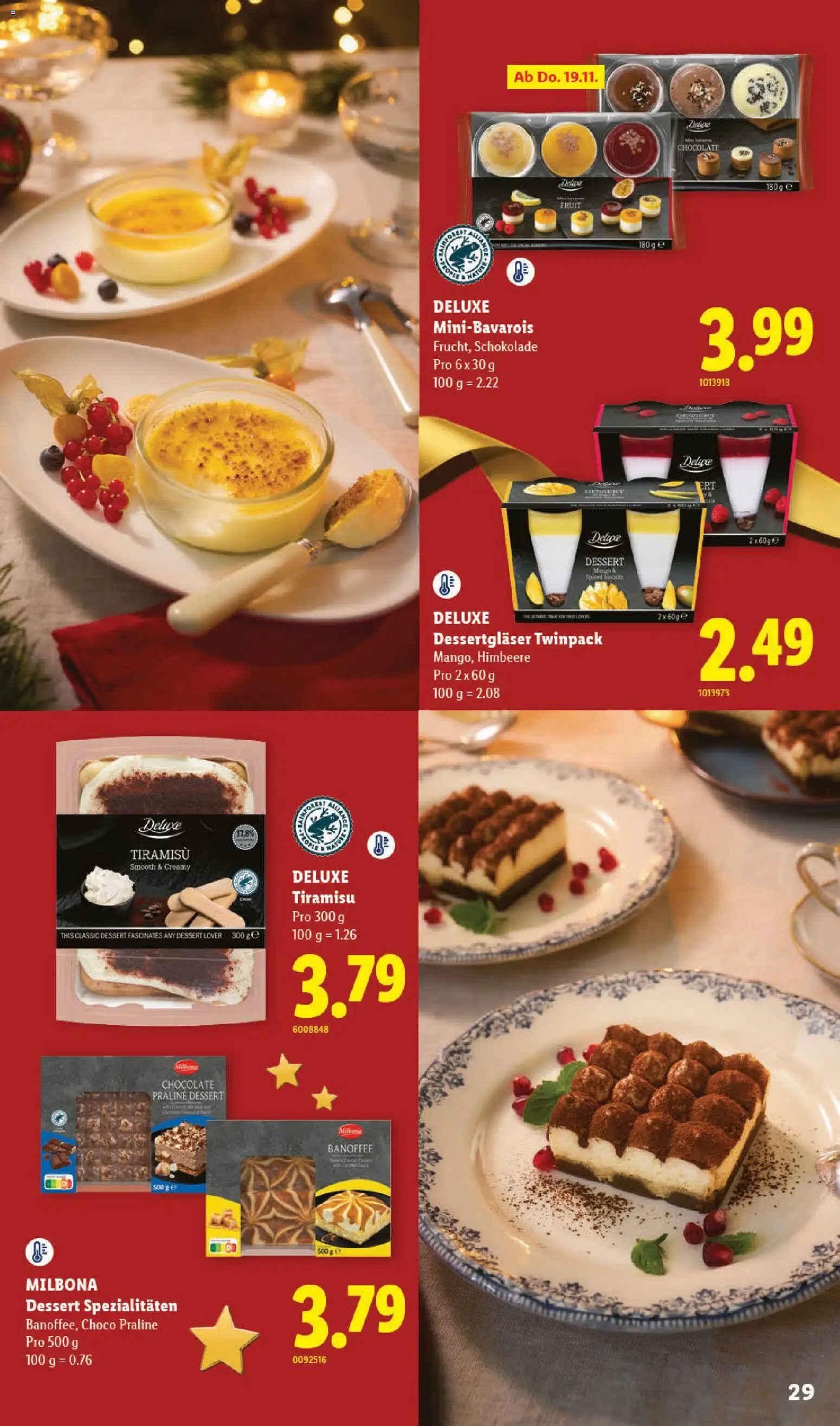 Lidl aktionen Festliche Spezialitäten – gültig ab 29.10.2026 | Seite: 29