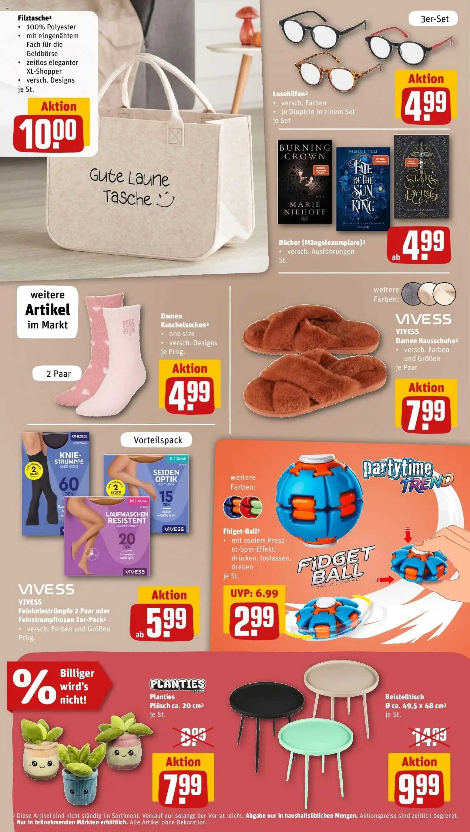 REWE Prospekt ab 21.09.2026 zum Blättern » Angebote | Seite: 31 | Produkte: Strümpfe, Tasche, Beistelltisch