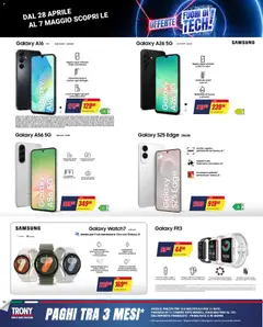 Anteprima del volantino Trony volantino Sardegna valido a partire dal 28.04.2026 | Pagina: 36 | Prodotti: Smartphone, Monitorare, Fan, Samsung