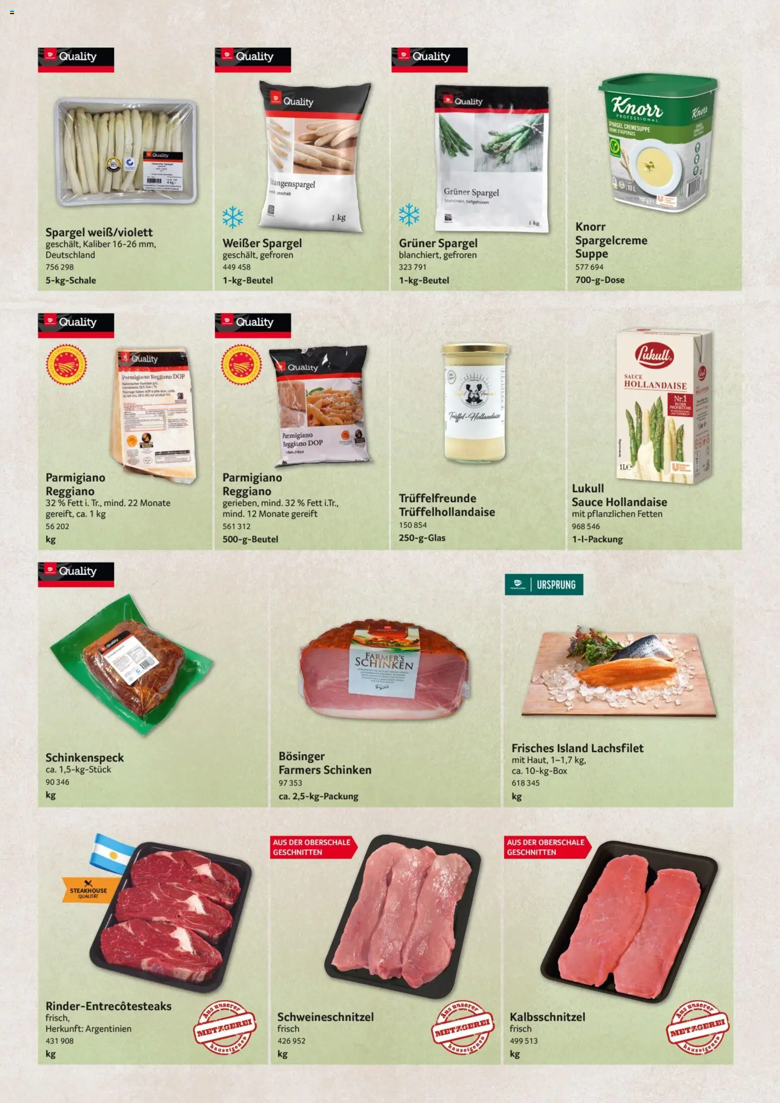 Selgros Spargelordersatzb – gültig ab 19.04.2026 | Seite: 2 | Produkte: Knorr, Spargel, Schinken