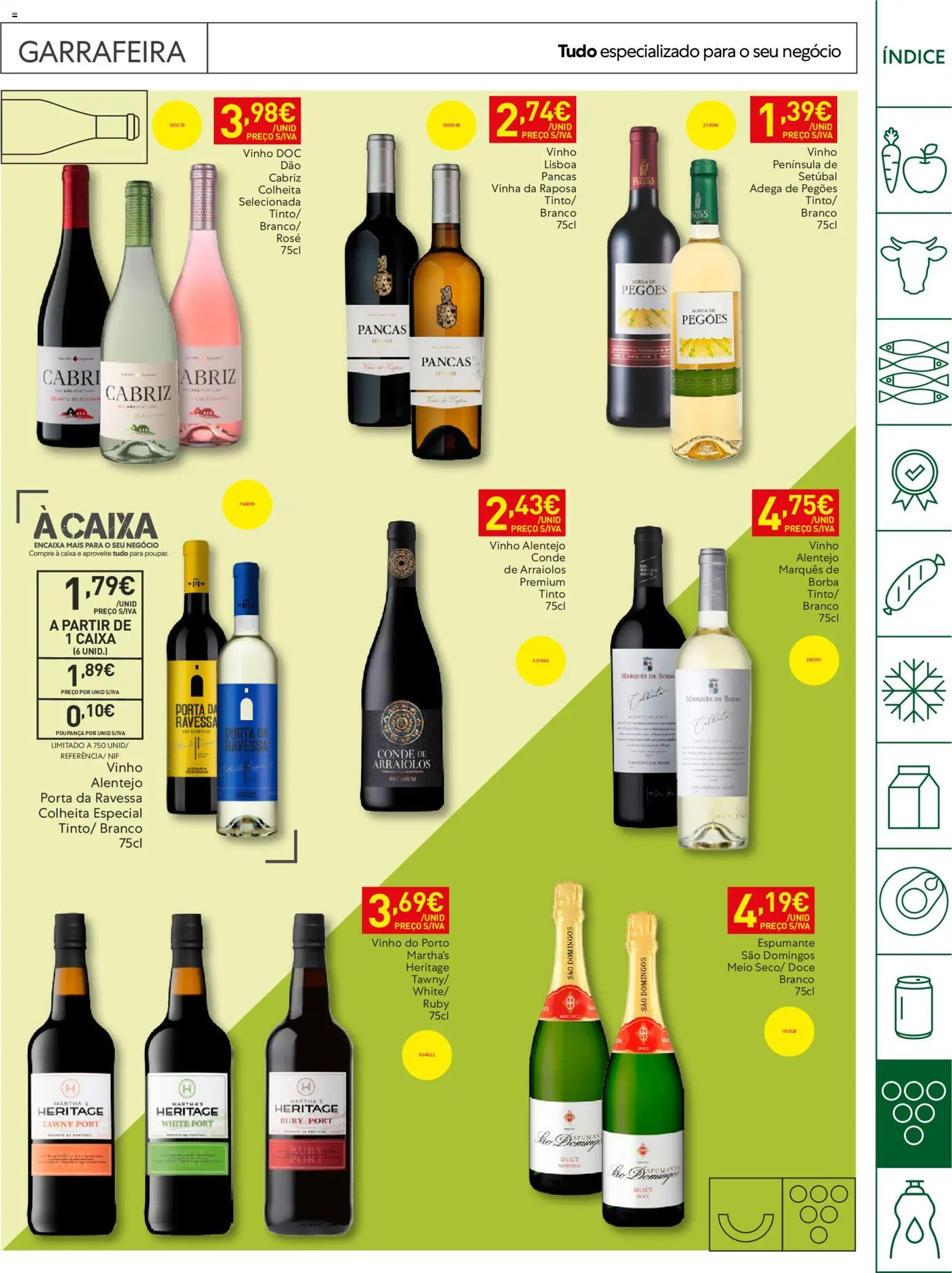 Recheio - Horeca Bons Negócios Madeira │ válido de 09.06.2026 | Página: 25 | Produtos: Porta, Espumante, Caixa, Vinho