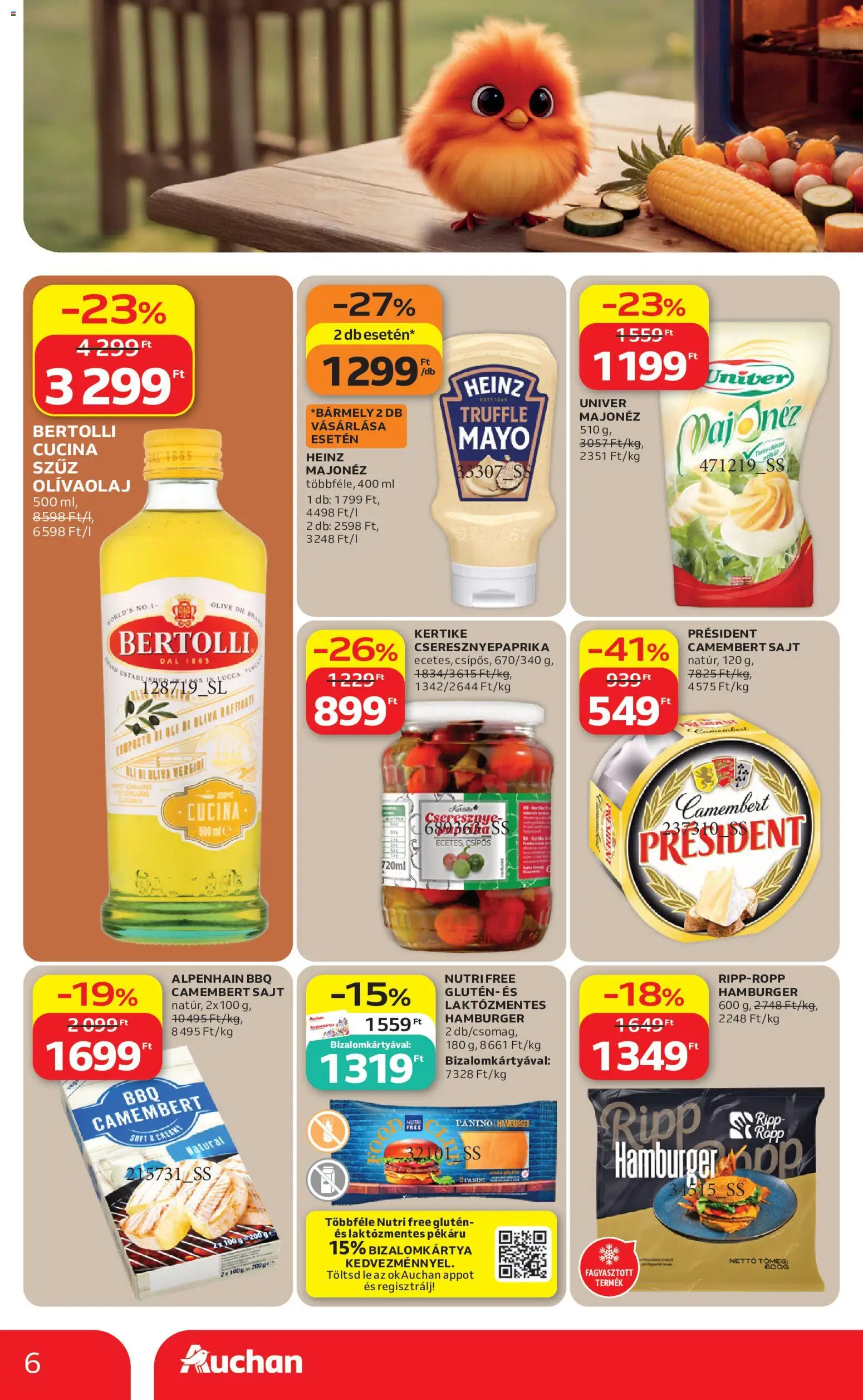 Auchan akciós ujság - amely érvényes a következő dátumtól: 2026.06.25. | Oldal: 6