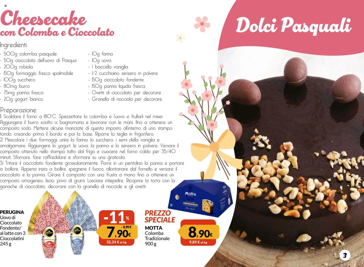 Volantino Galassia del 12.03.2026 | Pagina: 3 | Prodotti: Cioccolato, Latte, Forno, Robiola