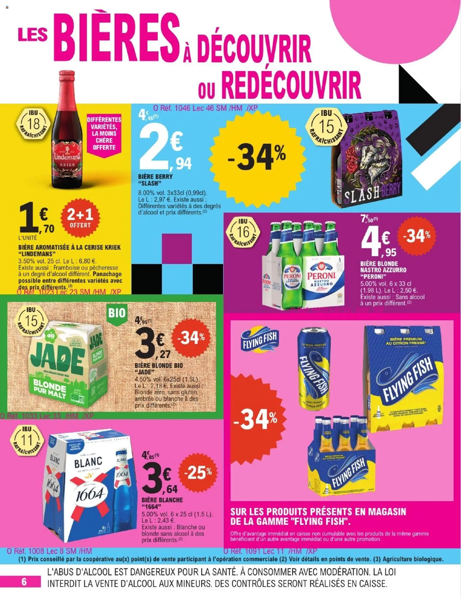 {H1} | Page: 6 | Produits: Alcool, Citron, Bière, Cerise