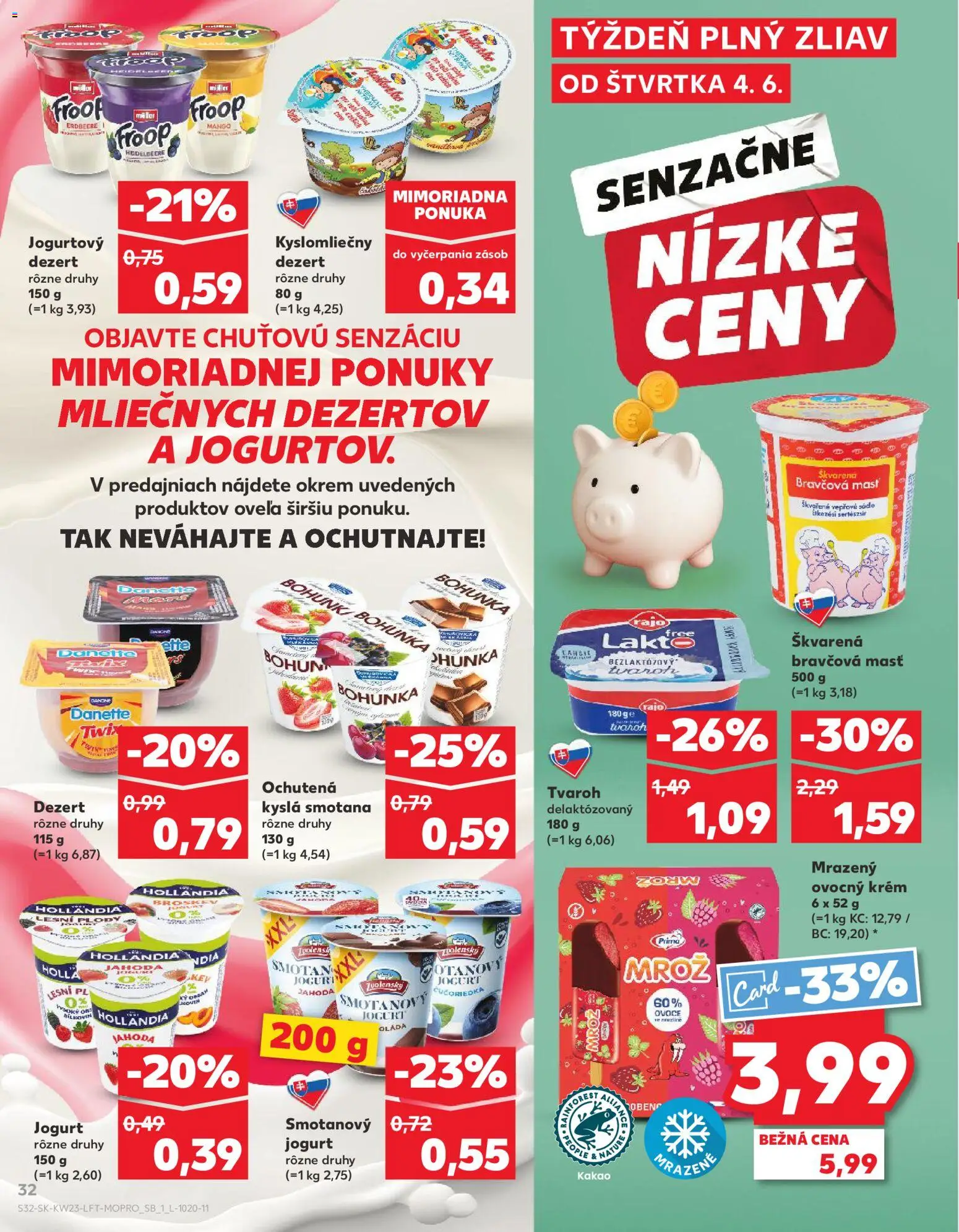 Nové Kaufland akcie – leták je platný od 04.06.2026 | Strana: 32