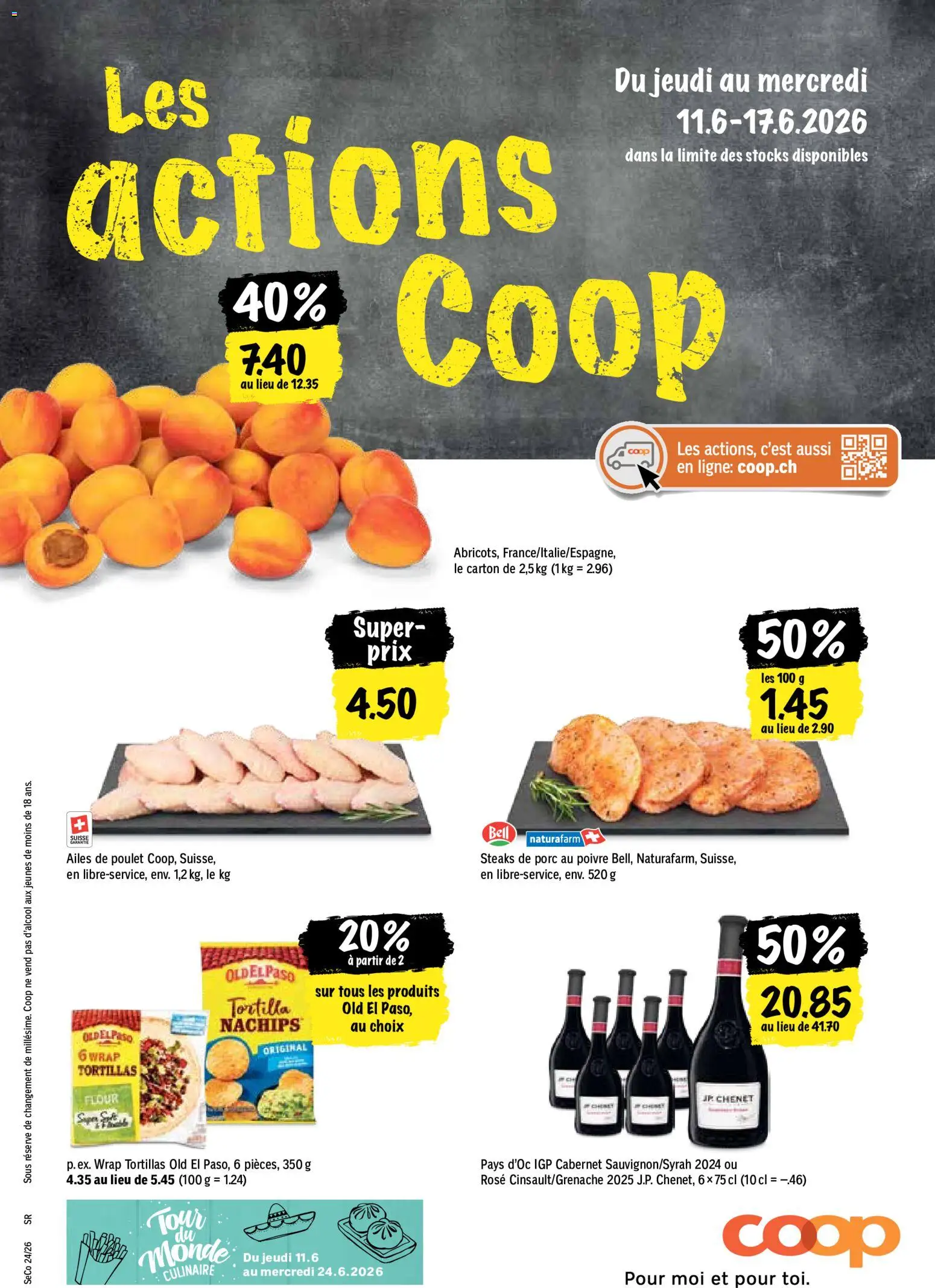 Coop aktionen FR – gültig ab 11.06.2026 | Seite: 1