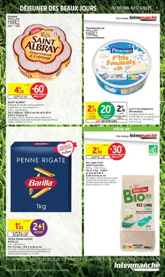 Intermarché - Prévisualisation de Intermarché - Découvrez nos offres de la semaine valide à partir de 30/06/2026 | Page: 9 | Produits: Lait, Fromage, Riz, Pâtes
