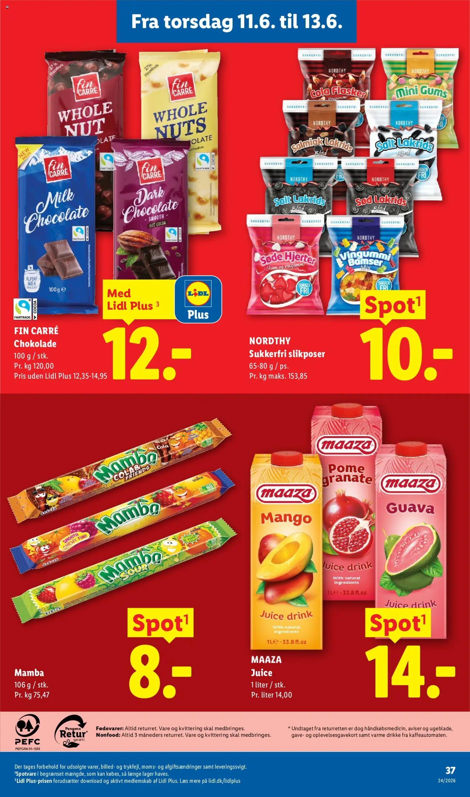 Lidl tilbudsavis – gyldig fra 11/06/2026 | Side: 6 | Produkter: Salt, Lakrids, Cola, Søm