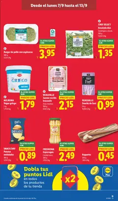 Vista previa MILBONA Yogur griego, 1 kg válido desde el 07/09/2026 | Página: 3 | Productos: Yogur, Jamón, Yogur griego, Pollo