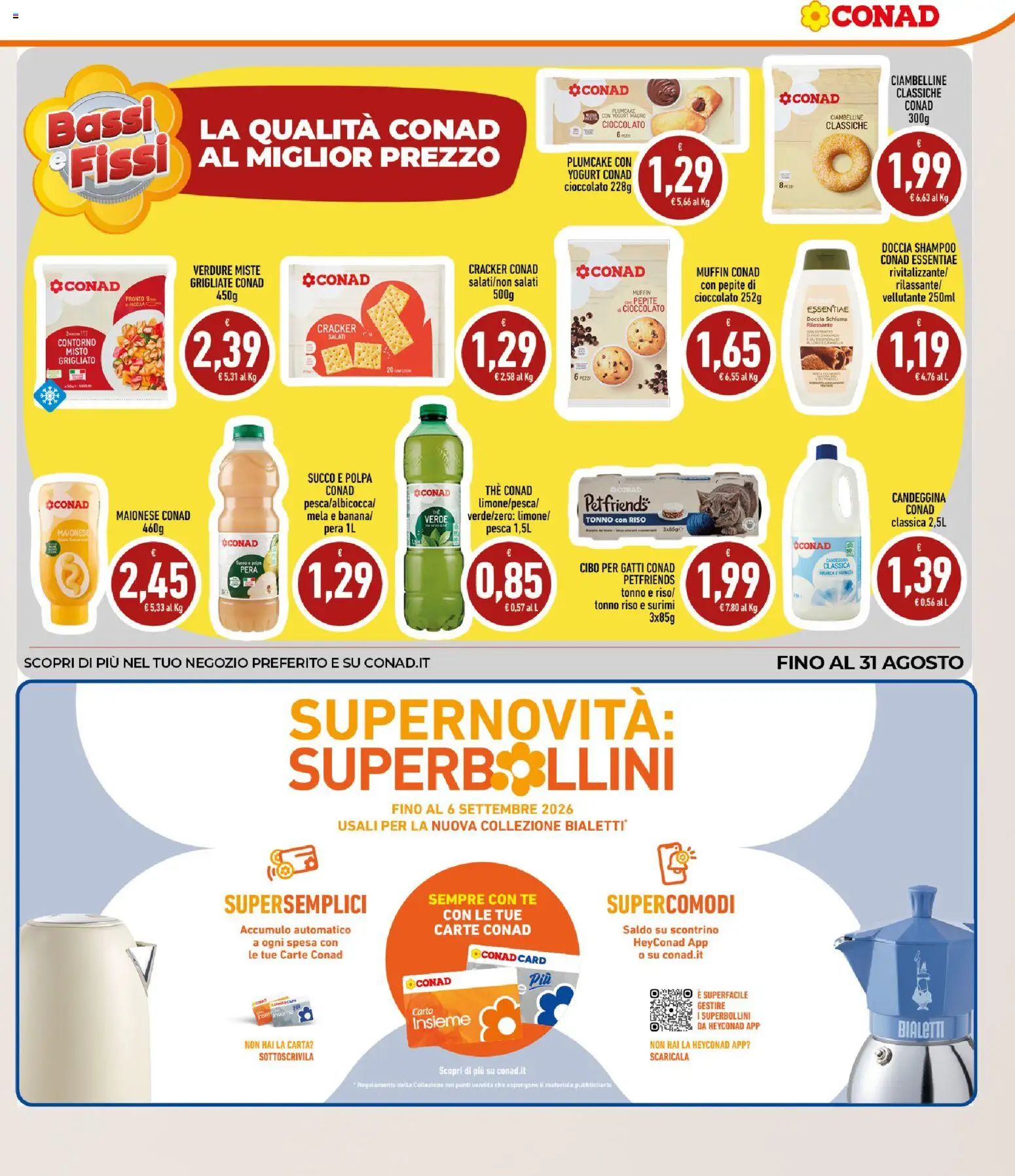 Volantino Conad del 24/06/2026 | Pagina: 5 | Prodotti: Tè, Muffin, Tonno, Plumcake