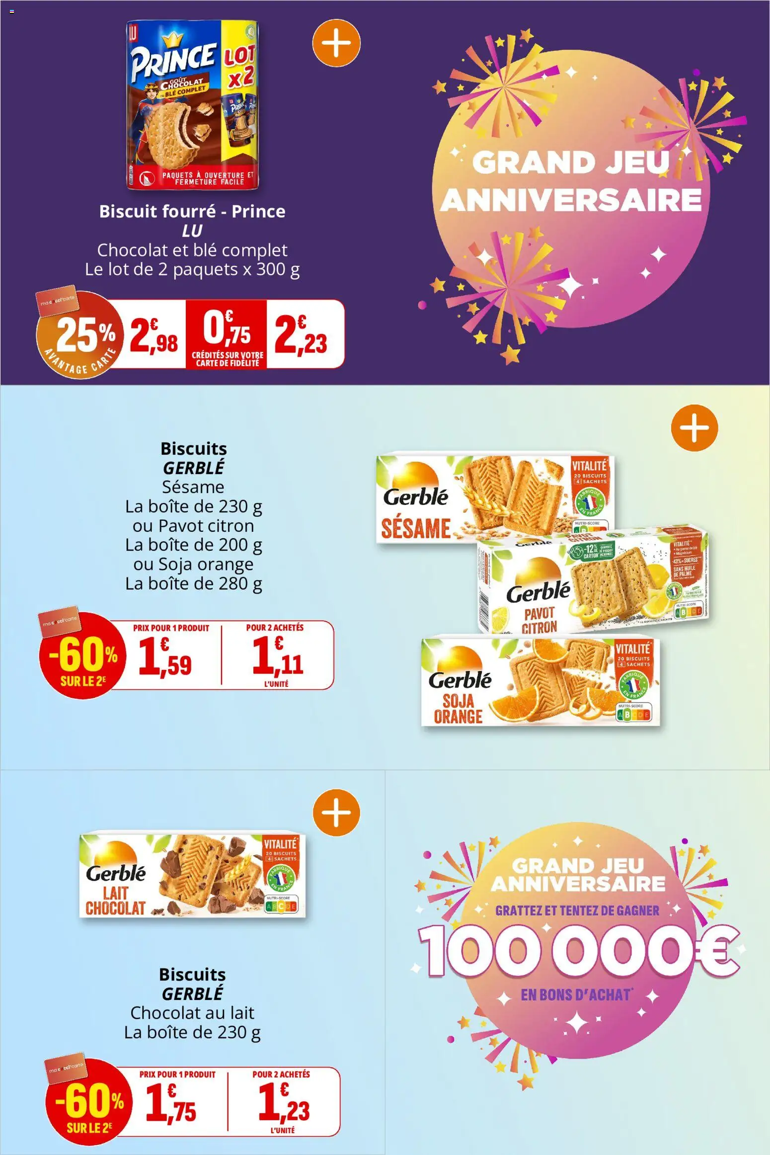 {H1} | Page: 22 | Produits: Citron, Orange, Huile, Biscuits