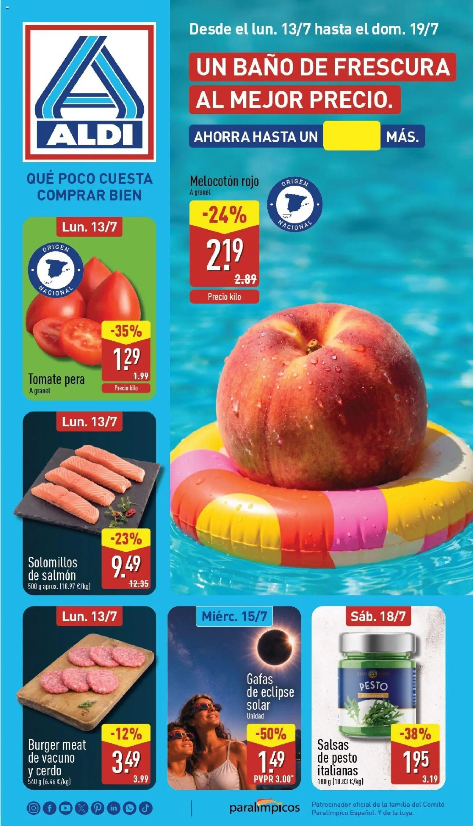 Aldi folleto Baleares │ válido desde el 13/07/2026 | Página: 1