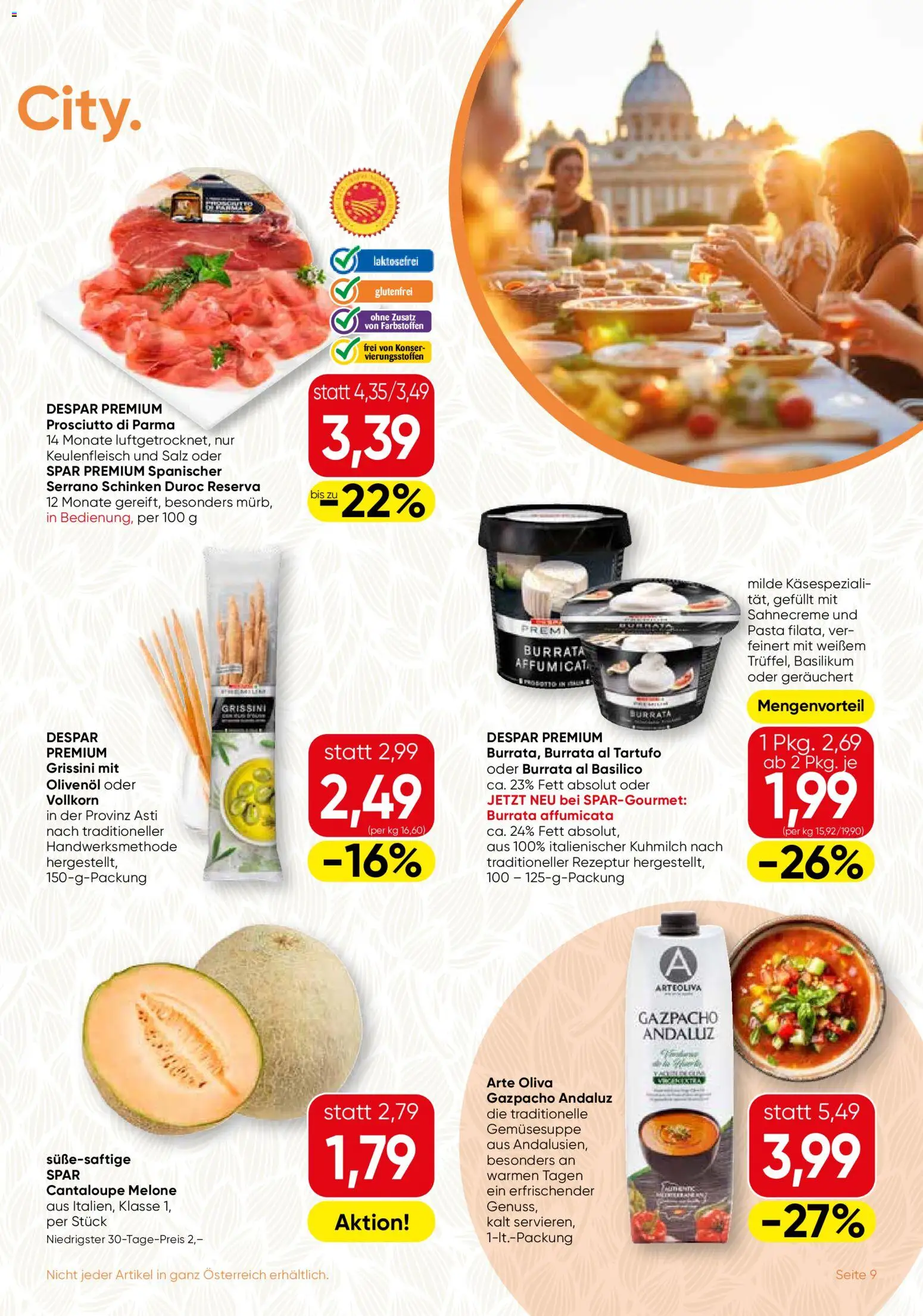 SPAR Gourmet Flugblatt gültig ab 01.07.2026 | Seite: 9
