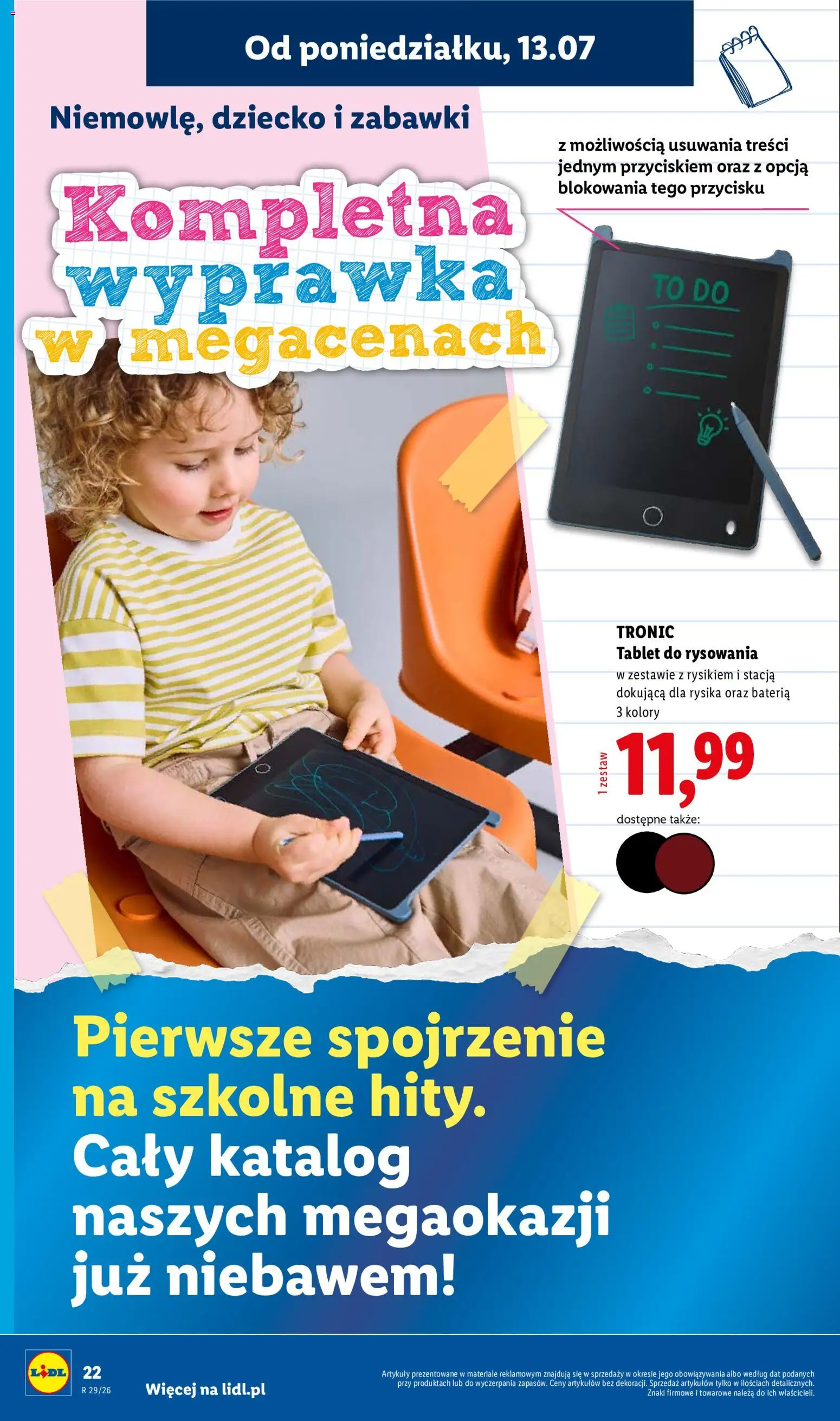 Lidl Katalog od 13.07.2026 | Strona: 24 | Produkty: Tablet, Bateria