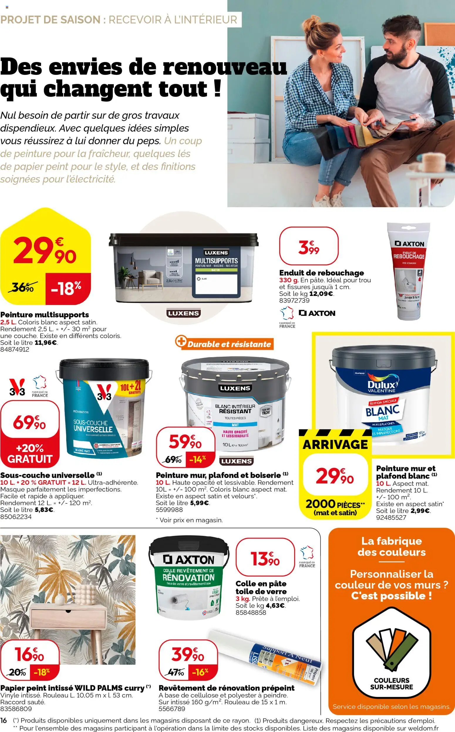 {H1} | Page: 16 | Produits: Base, Masque, Rouleau, Curry