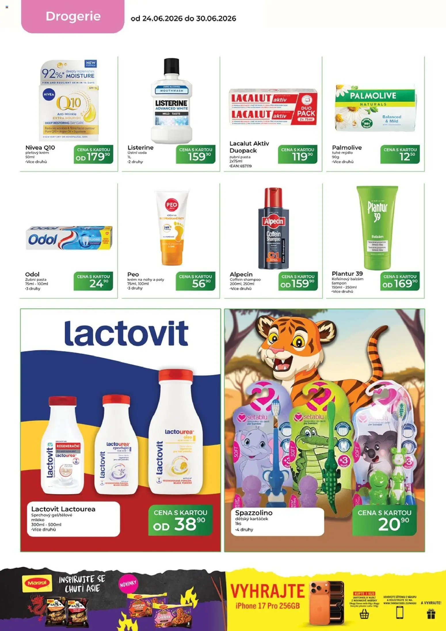 Tamda Foods leták od 24.06.2026 | Strana: 54 | Produkty: Voda, Listerine, Lacalut, Šampon