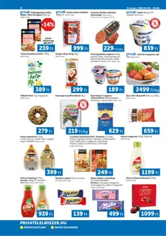 PRIVÁT Déli vármegyék - amely érvényes a következő dátumtól: 30.04.2026 | Oldal: 2 | Termékek: Kefir, Kifli, Mascarpone, Majonéz