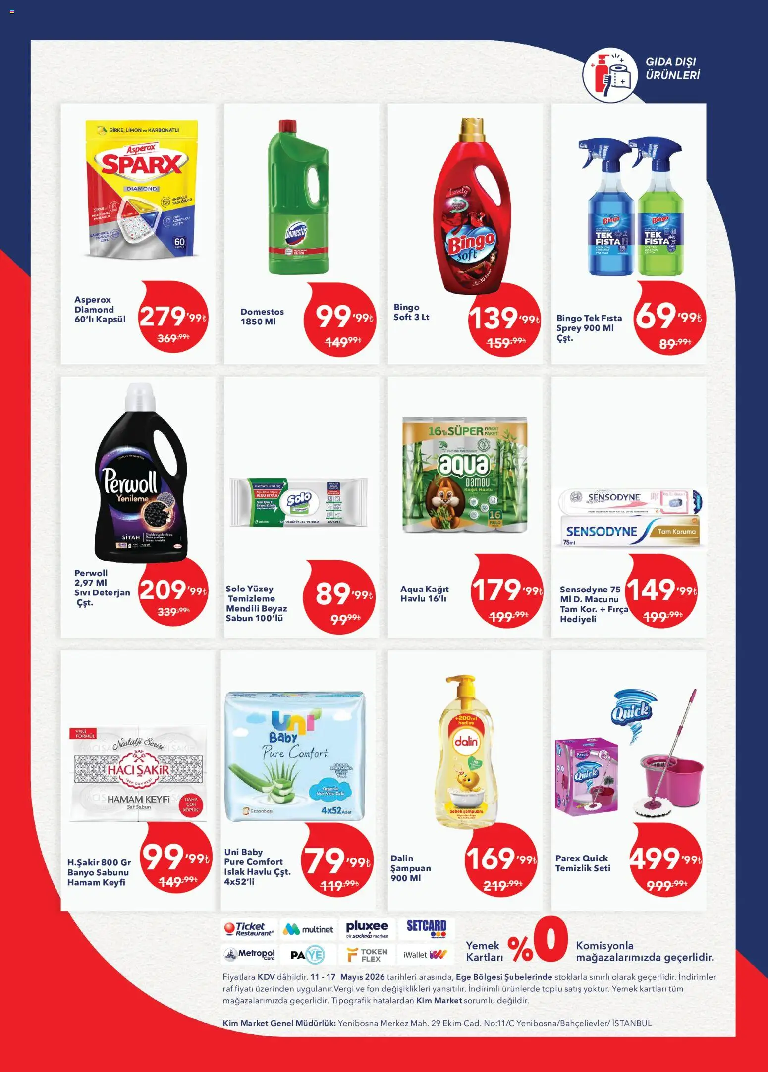 Kim Market Katalog - Ege Insert - 11.05.2026 tarihinden itibaren geçerlidir | Sayfa: 5 | Ürünler: Raf, Fırça, Sabun, Kağıt havlu