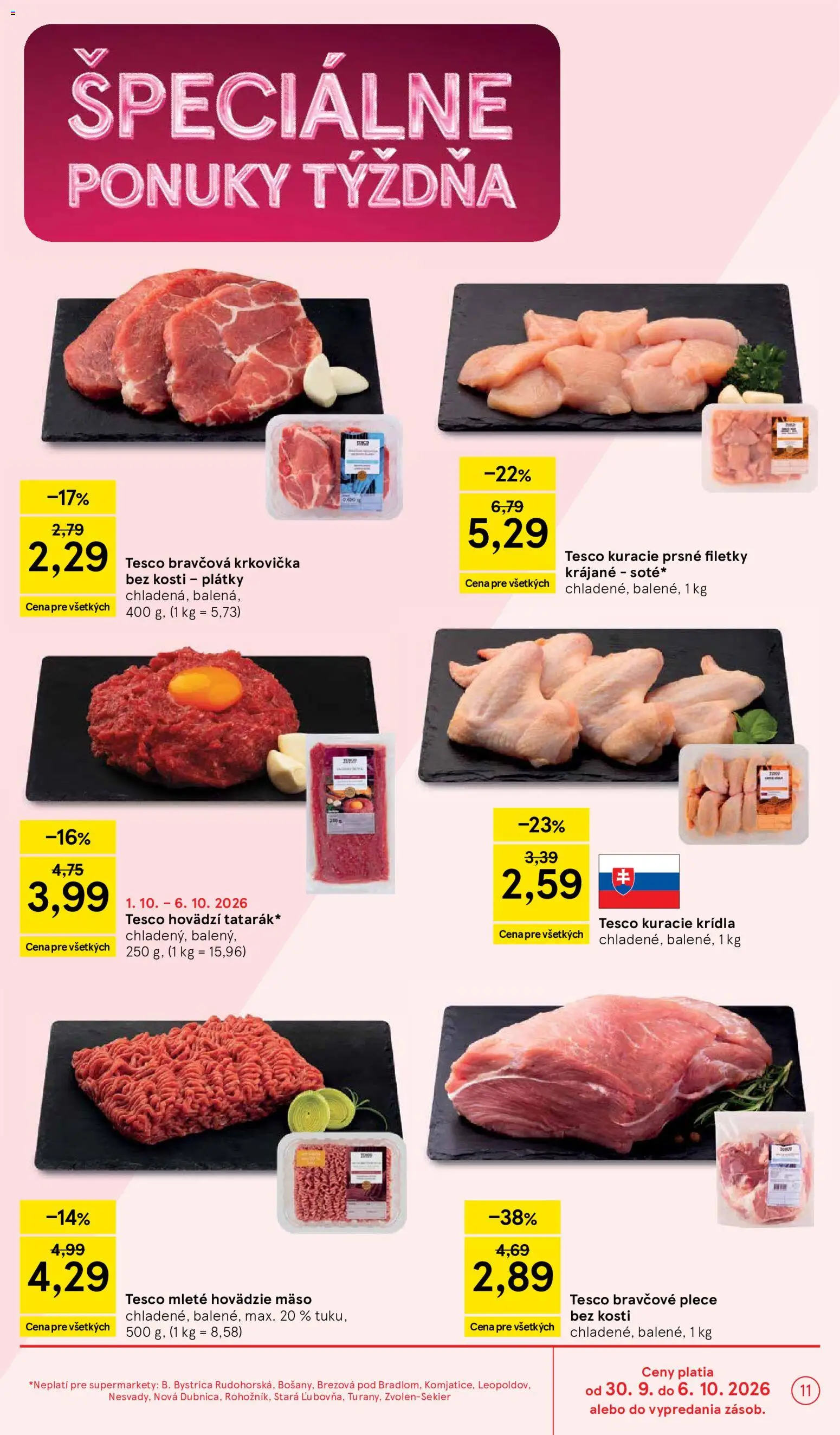 Nové Tesco akcie – leták je platný od 30.09.2026 | Strana: 11