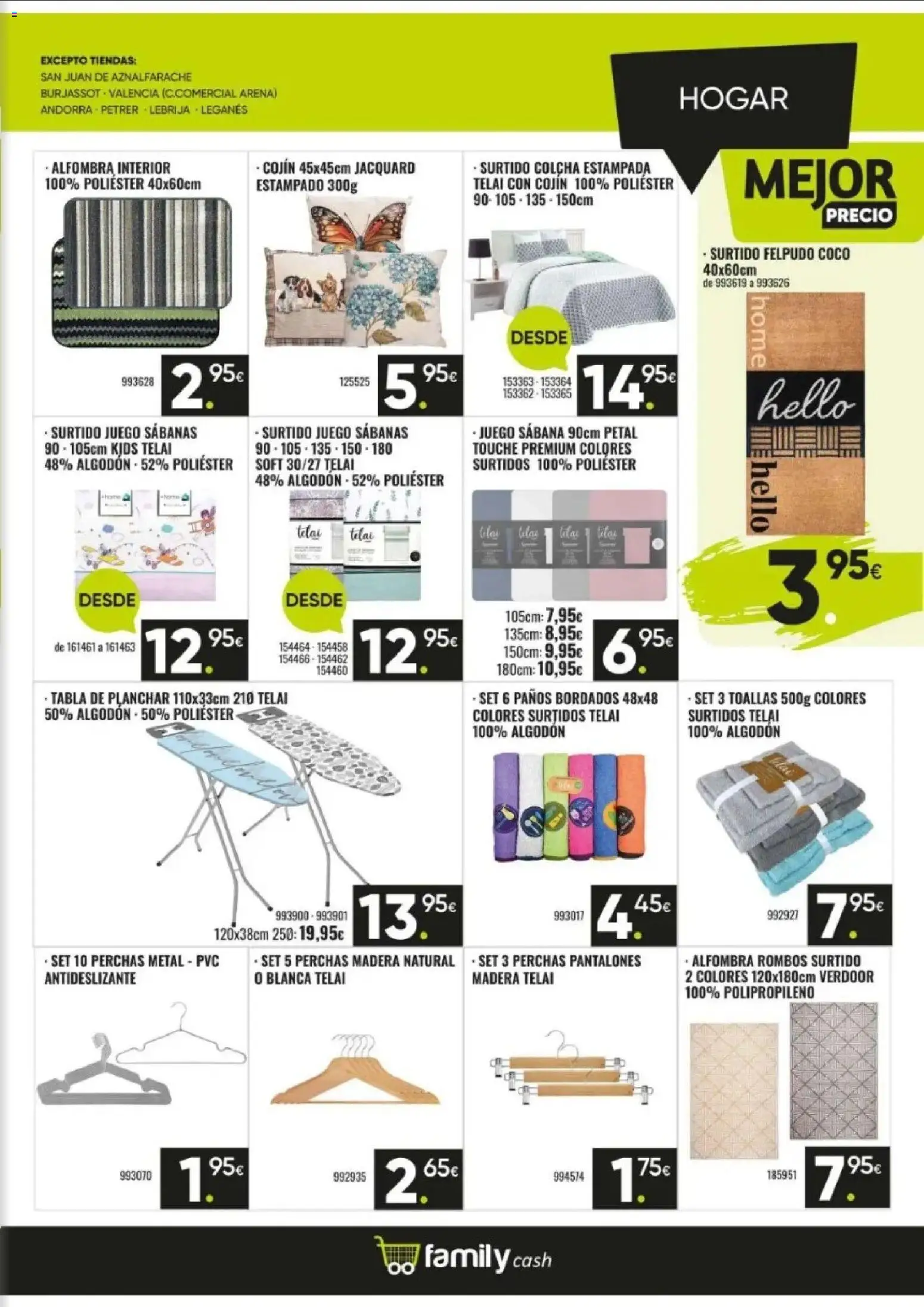 Family Cash folleto │ válido desde el 08.06.2026 | Página: 21 | Productos: Pantalones, Τυρόπιτα, Alfombra, Felpudo