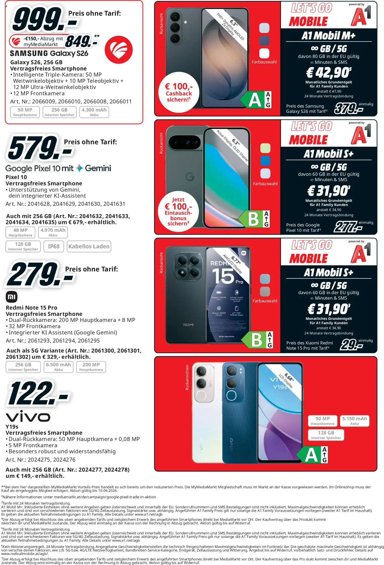 Media Markt Angebote gültig ab 24.05.2026 | Seite: 11 | Produkte: Smartphone, Samsung