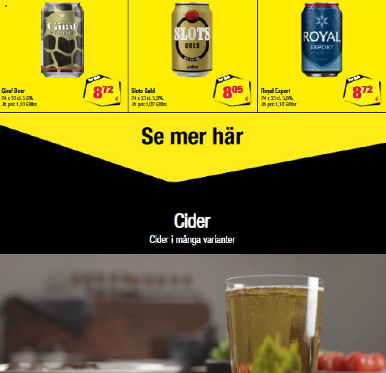 Calle tilbudsavis – gyldig fra 24/06/2026 | Side: 26 | Produkter: Cider
