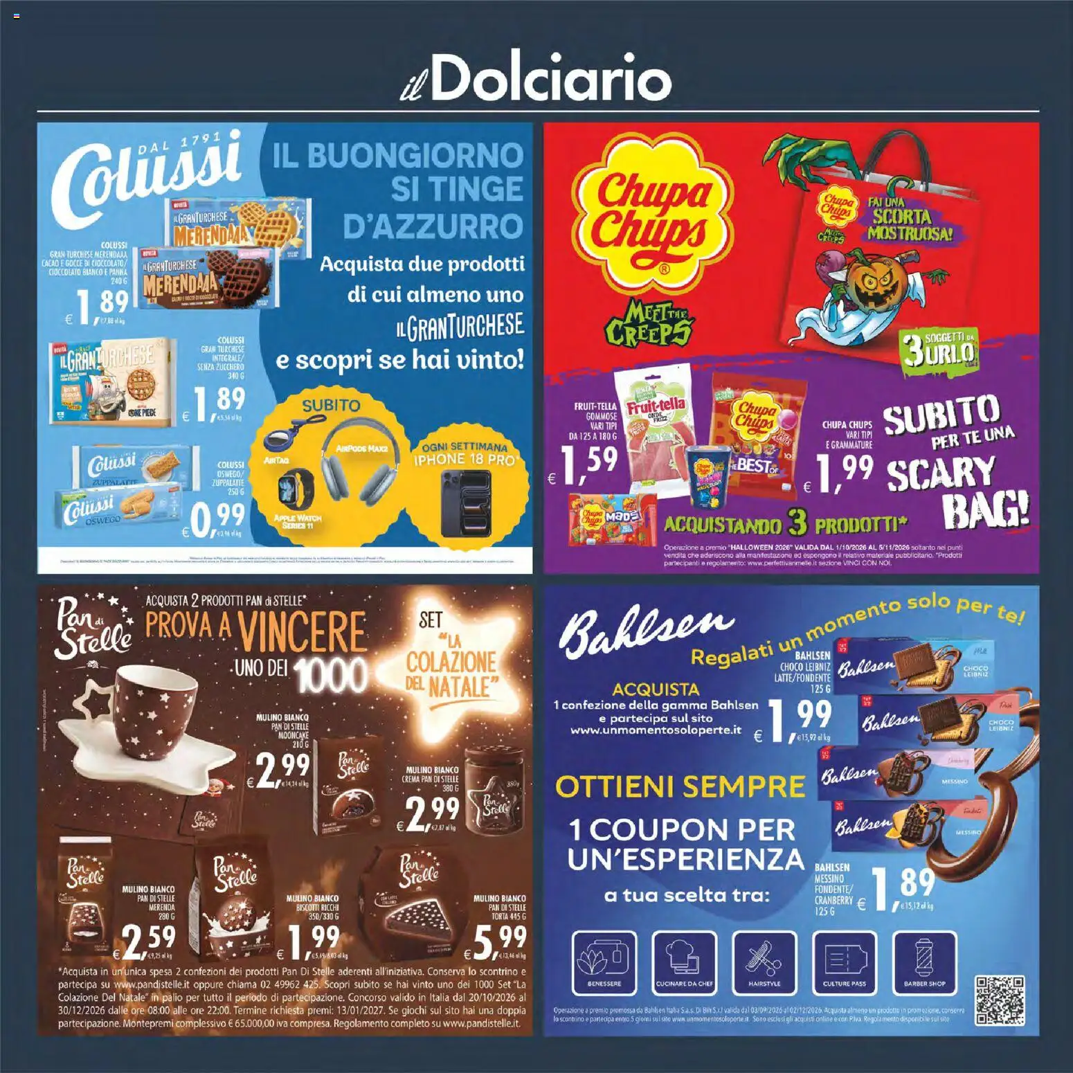 Volantino Decò del 23/10/2026 | Pagina: 27 | Prodotti: Panna, Biscotti, Cioccolato bianco, Apple Watch