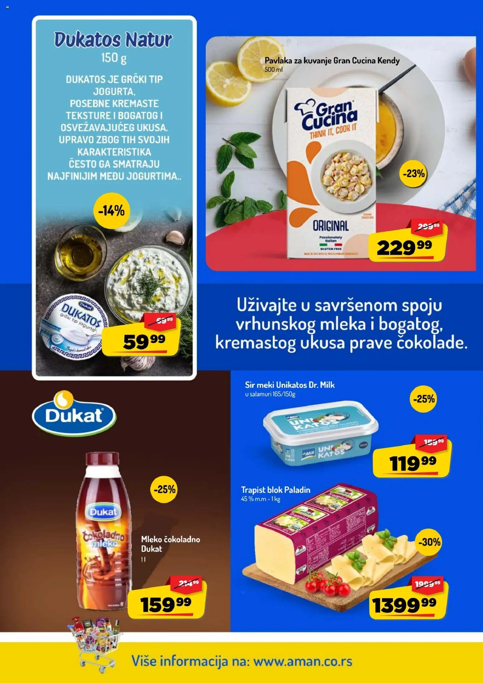 Aman katalog - važi od 28.09.2026 | Strana: 10 | Proizvode: Čokoladno mleko, Dukatos, Mleko, Pavlaka