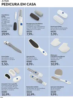 Pré-visualização Catálogo Avon Campanha 5 válido de 01.05.2026 | Página: 156 | Produtos: Lixa, Cabo, USB, Meias