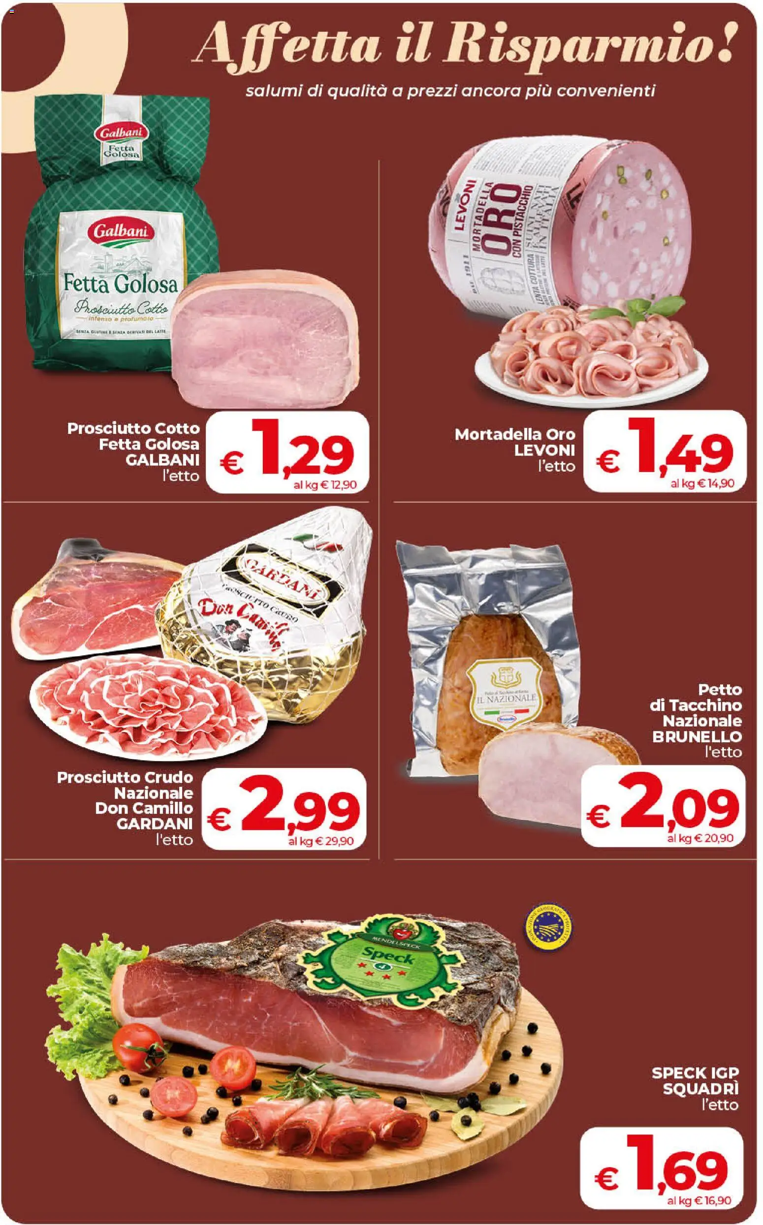 Volantino COOP del 30/06/2026 | Pagina: 11 | Prodotti: Prosciutto Crudo, Prosciutto Cotto, Prosciutto, Mortadella