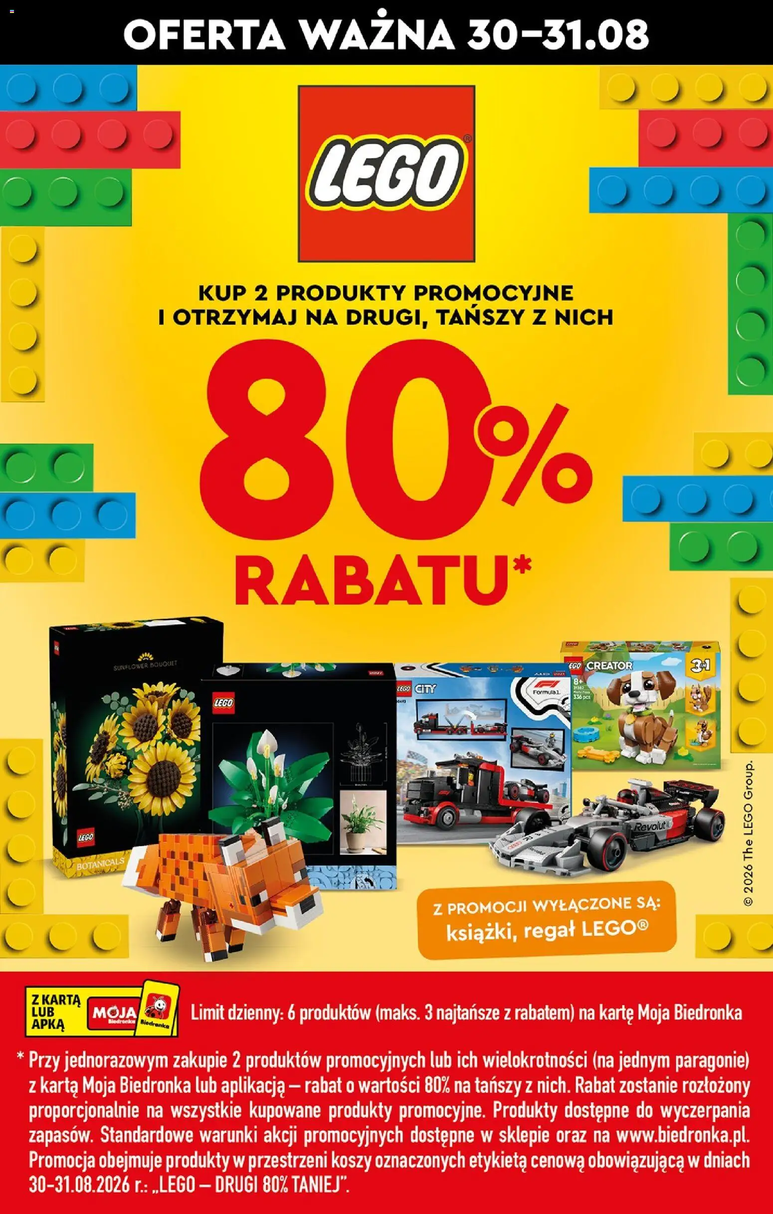Biedronka Polsko leták - Hity i inspiracje od 24.08.2026 | Strana: 4 | Produkty: LEGO, Regál
