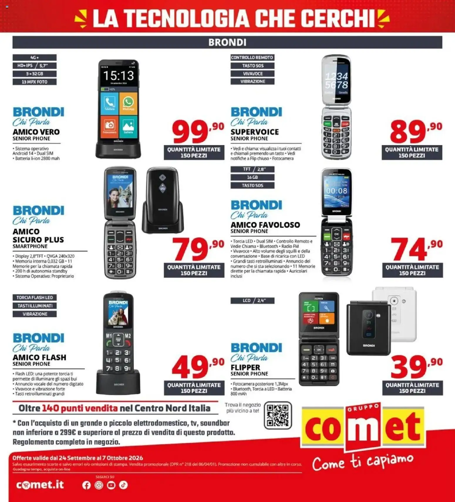 Nuovo Comet volantino dal 24/09/2026 > offerte anteprima 🛍️ | Pagina: 42 | Prodotti: Tè, Soundbar, Torcia, Batteria