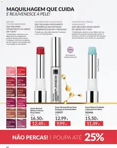 Pré-visualização Batom Transformador, Batom que melhora visivelmente os lábios em 7 dias. válido de 01.05.2026 | Página: 64 | Produtos: Batom, Maquilhagem, Base, Sérum